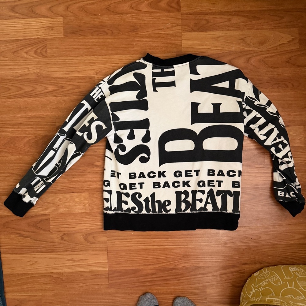 Stella McCartney Kids Black and White Graphic Sweatshirt